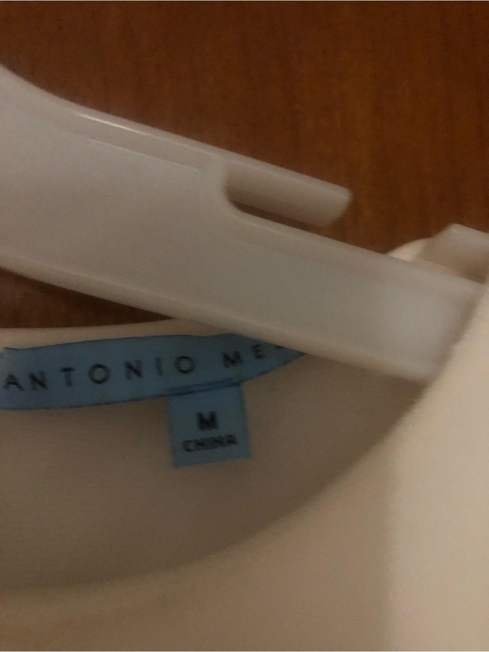 ANTONIO MELANI White  Peplum top - Picture 4 of 4